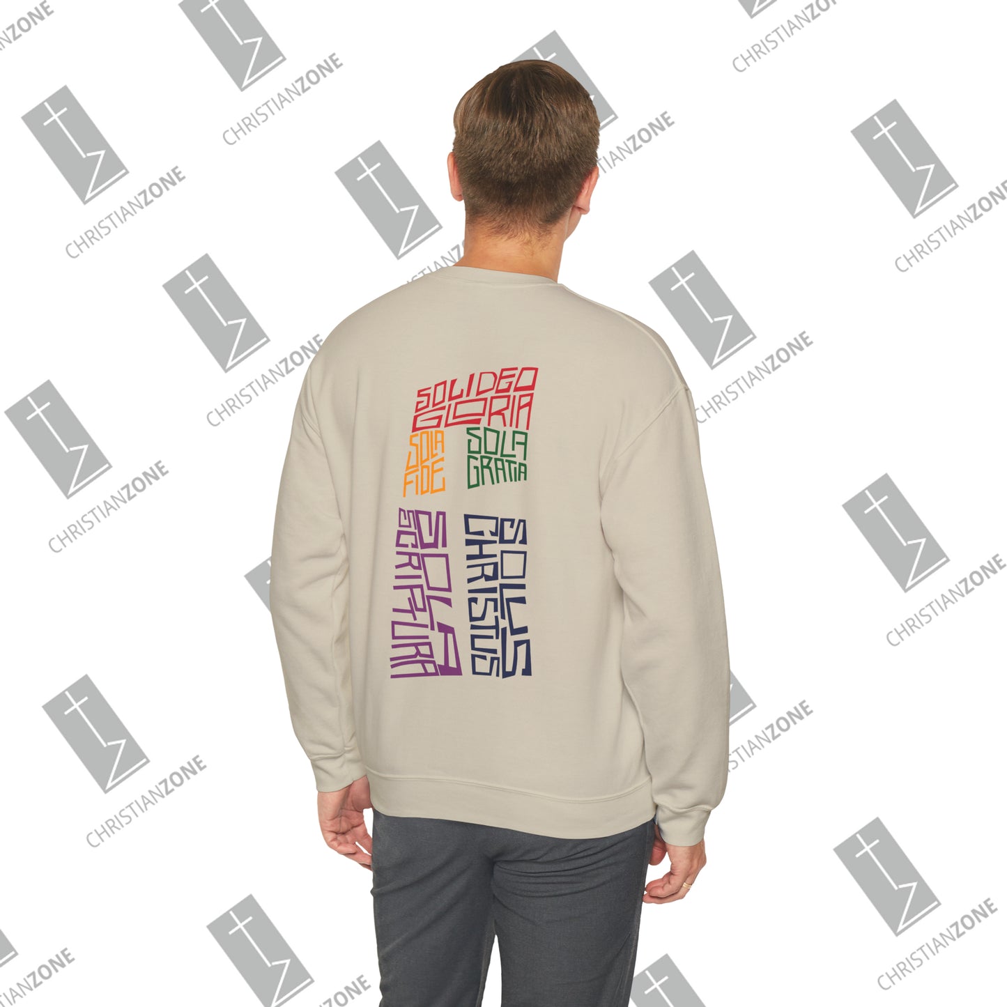 Sweatshirt 5 solas (Cross Edition)