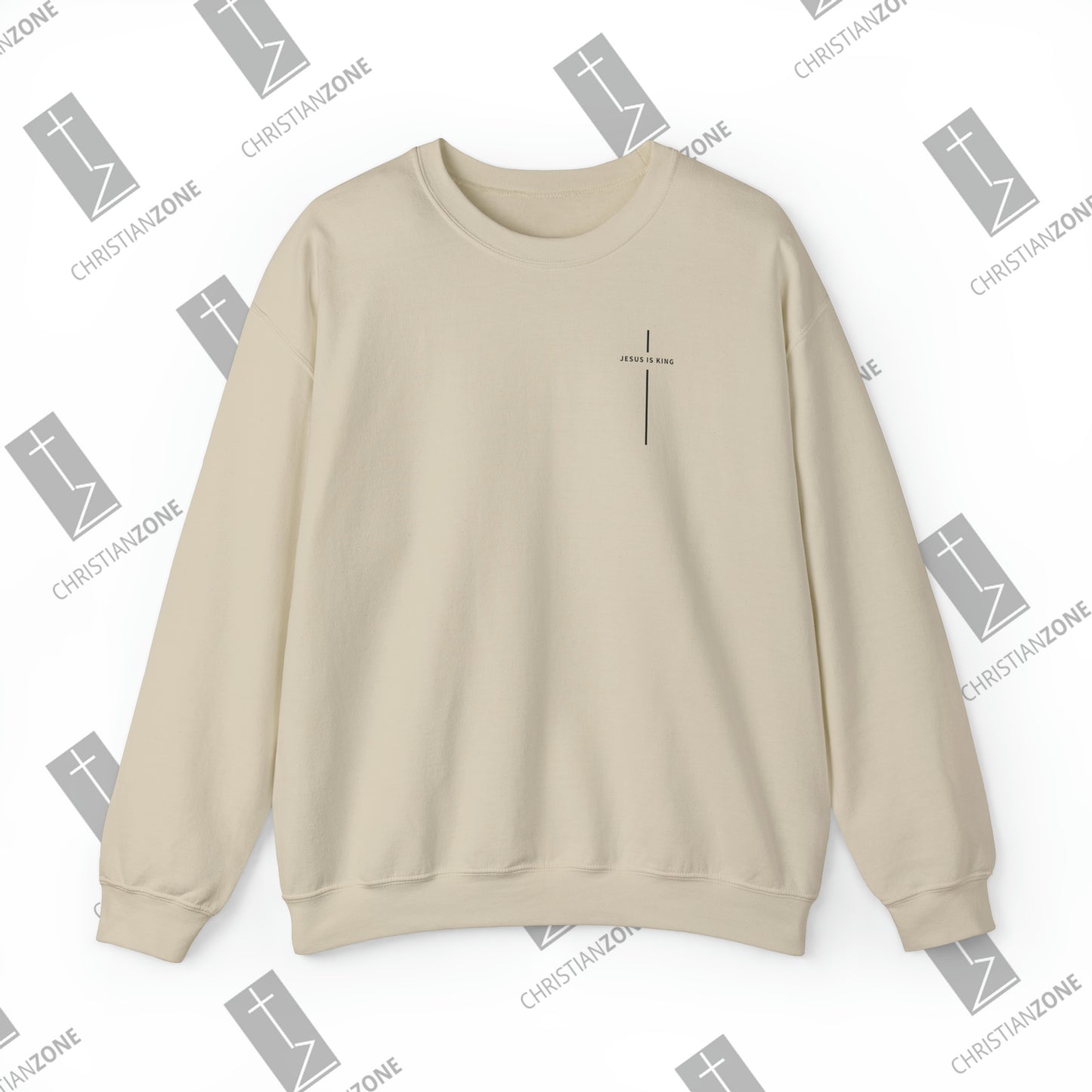 Sweatshirt Jesus Is King (Aesthetic Edition) Minimal